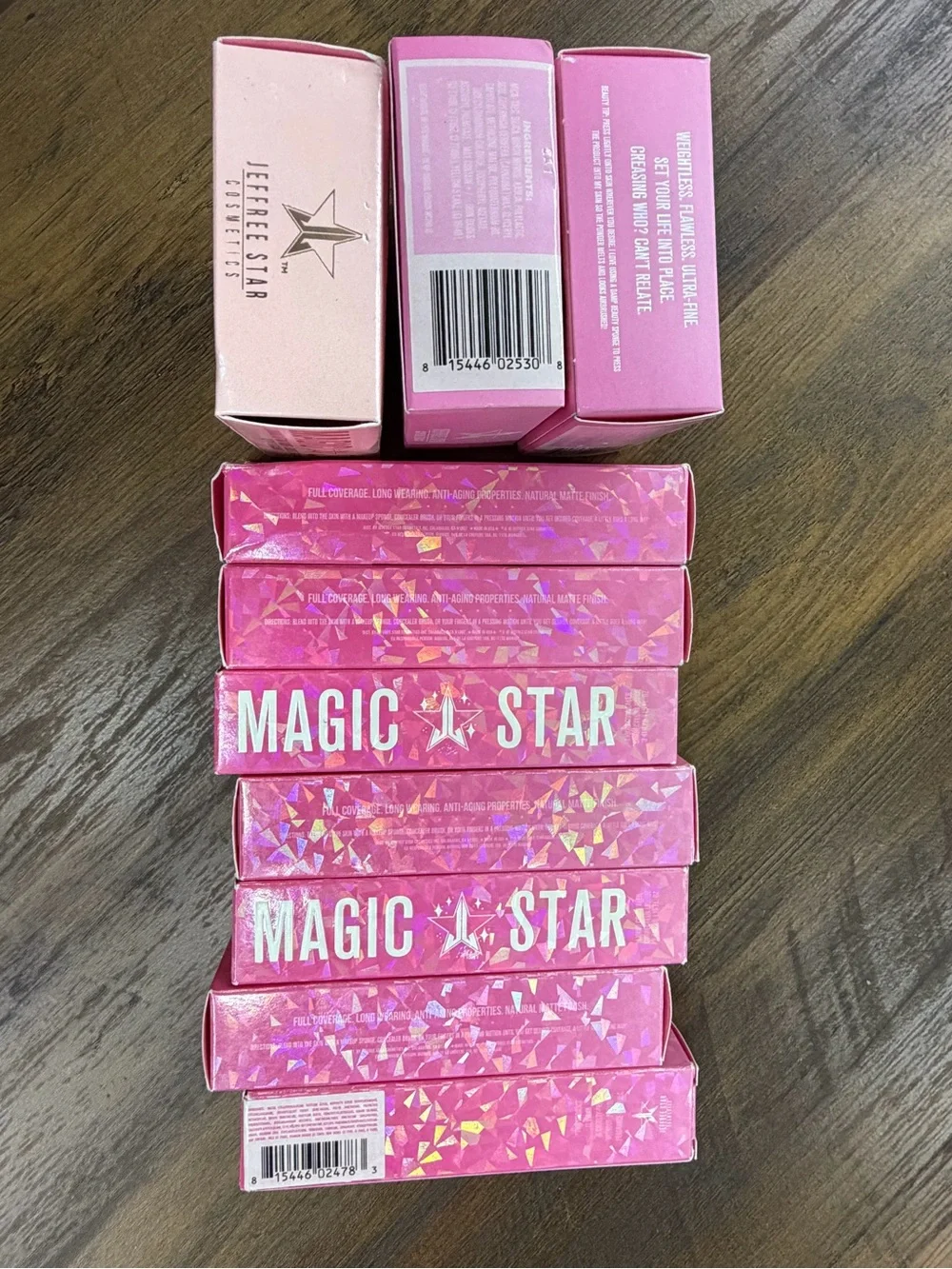 Jeffree Star Cosmetics 10 Piece Makeup Bundle Concealer + Magic Star Setting Pow